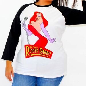 Cakeworthy Disney's Who Framed Roger Rabbit Jessica Rabbit Raglan T-Shirt